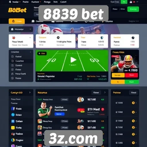 Interface do usuário no 8839 bet é intuitiva